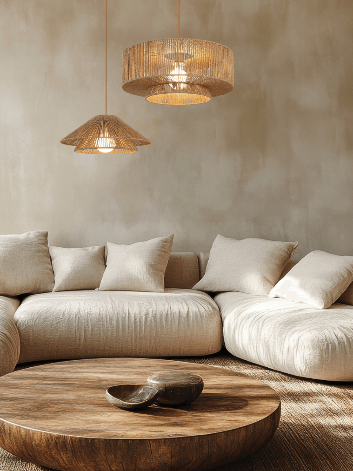 NATURAL PAPER ROPE - BROWN BEIGE