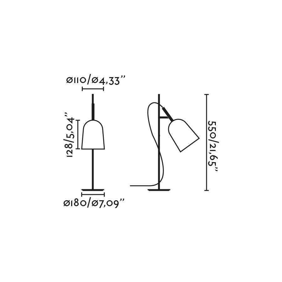 STUDIO Stolna lampa