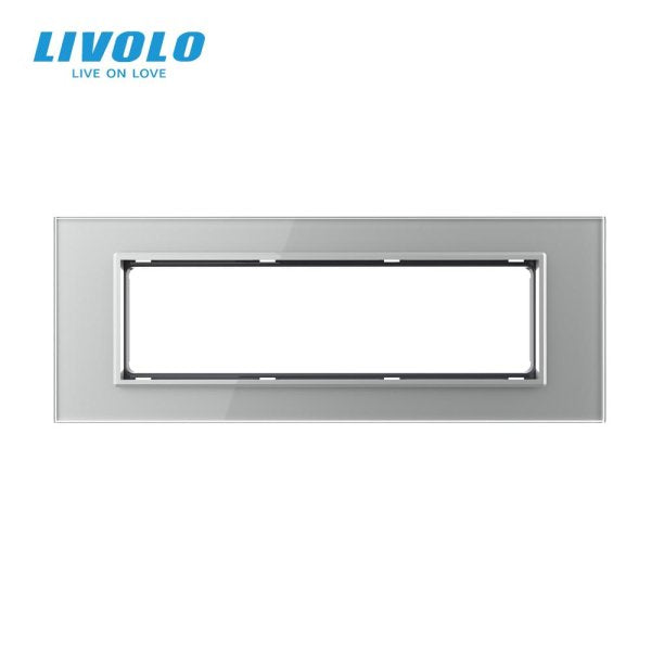Stakleni okvir 7M zlatni i sivi 45*157.5mm 209.5*78mm
