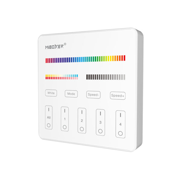 B4-RGB+CCT 4zone zidni panel daljinski upravljač