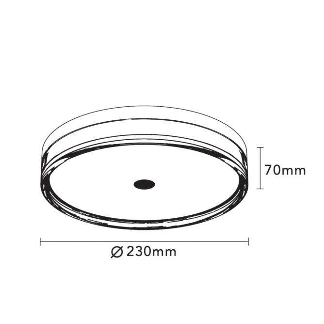 LED plafonjera blc230CW