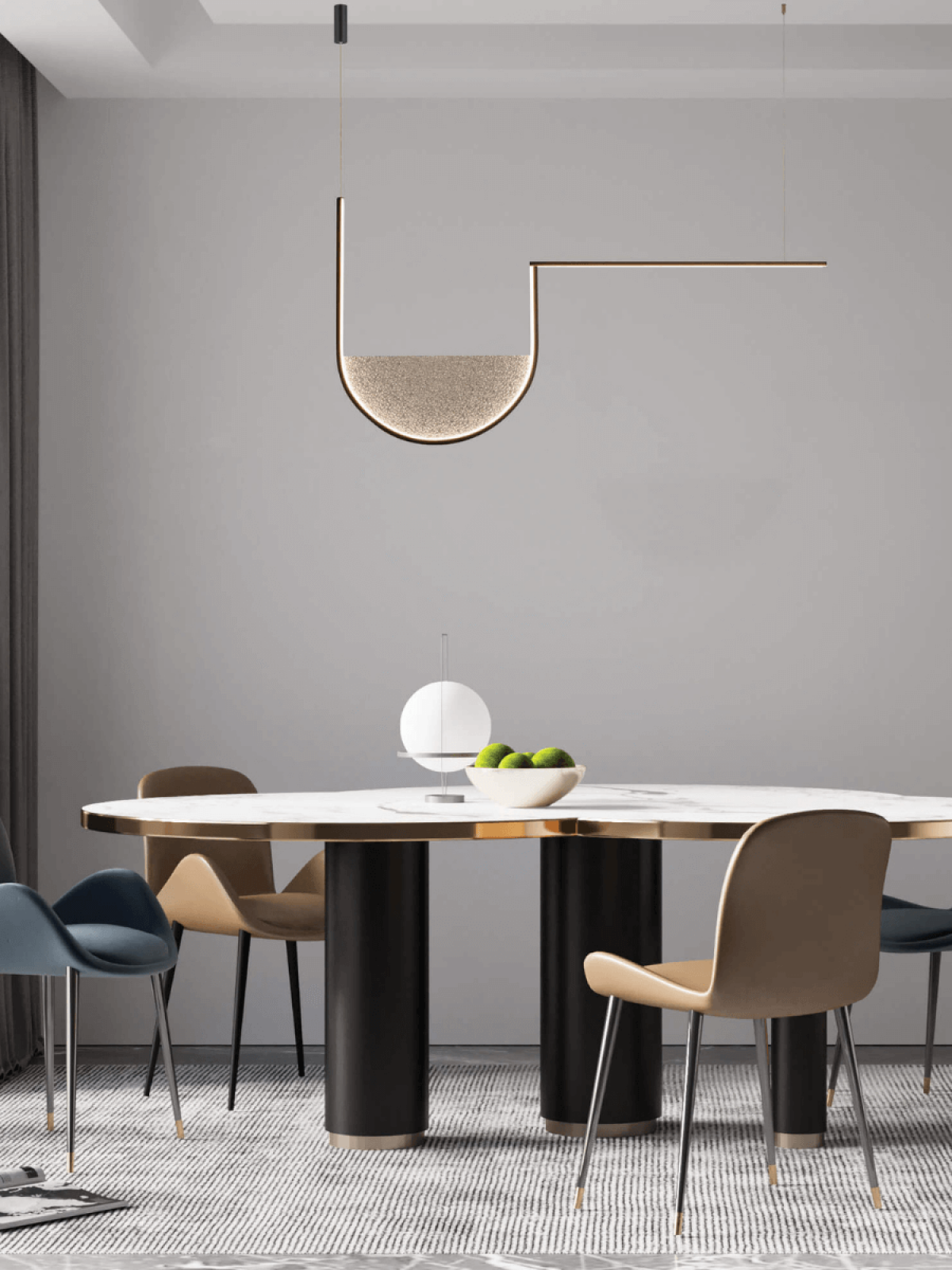 LED LIGHT BLACK-LIGHT GREY