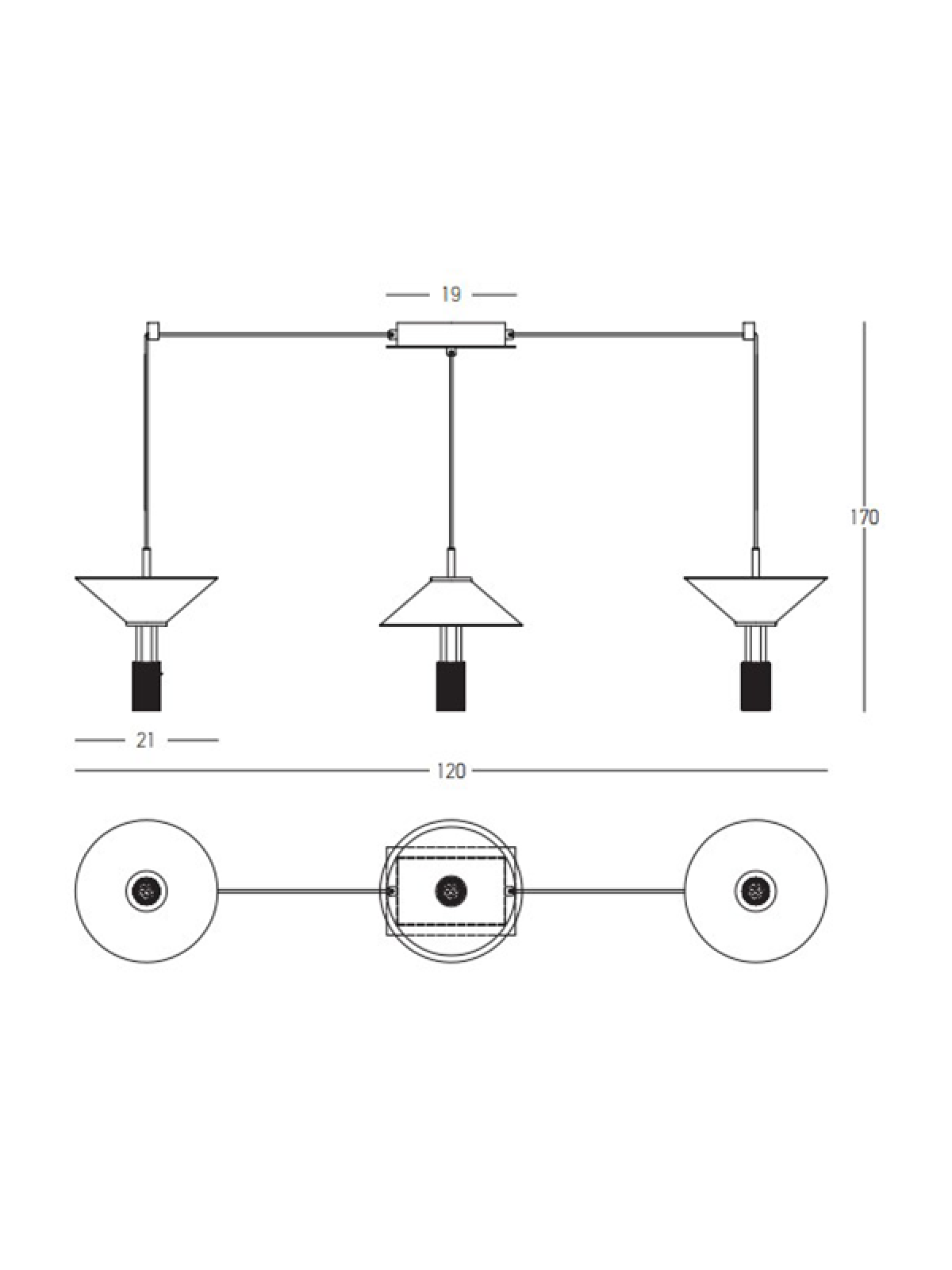 LINE LED LIGHT GOLD