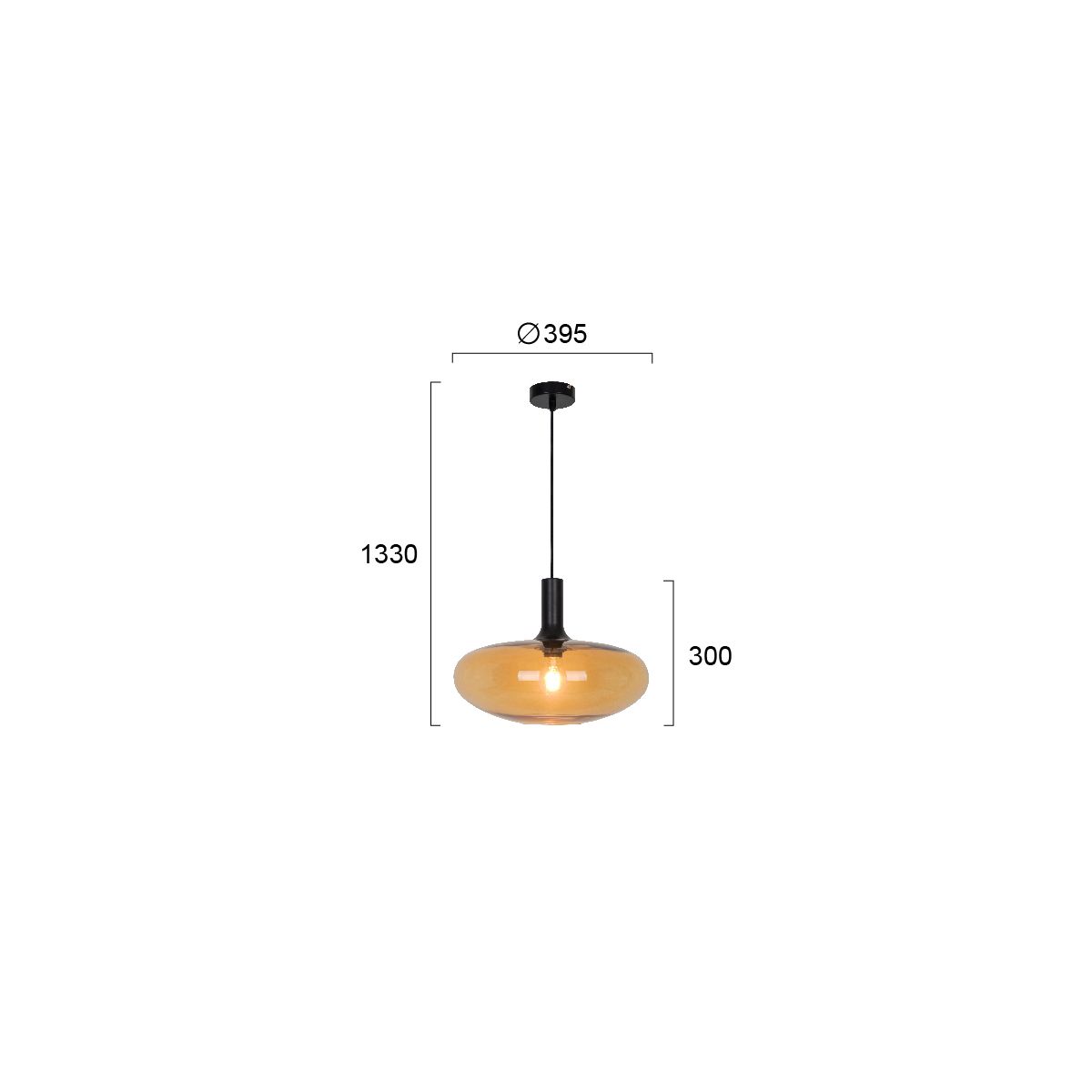 Amber D395 Convex