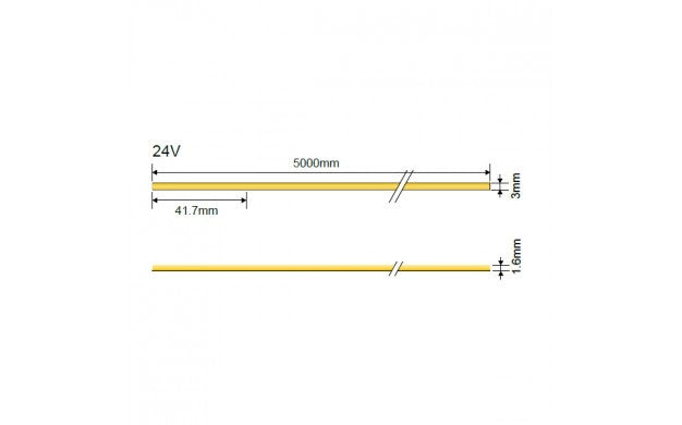 LED TRAKA COB Slim 24V 7W