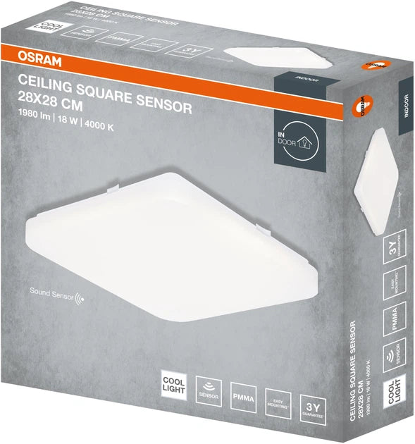 PLAFONJERA SQ 18W/840 SENZOR