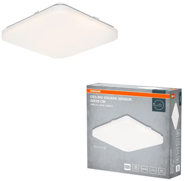 PLAFONJERA SQ 18W/840 SENZOR