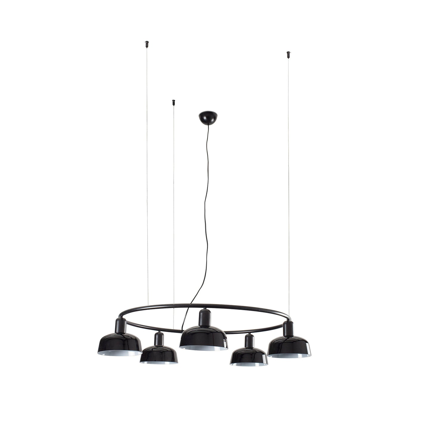 TATAWIN S Black glass circular