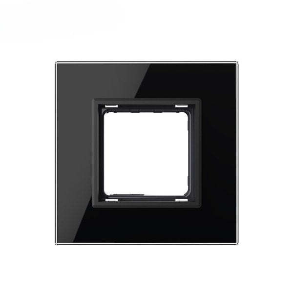 Stakleni okvir za utičnicu bijela,crna i zlatna 86mm*86mm