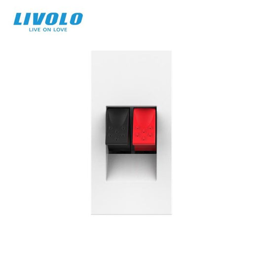 Modul / Utičnica audio za zvučnike bijela, crna, zlatna i siva 22,5mm*45mm