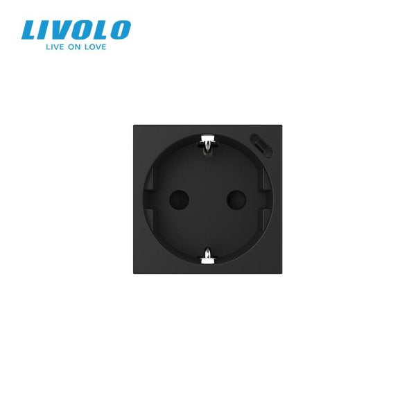 Modul / EU 16A + USB C 18W  bijela, crna, zlatna i siva