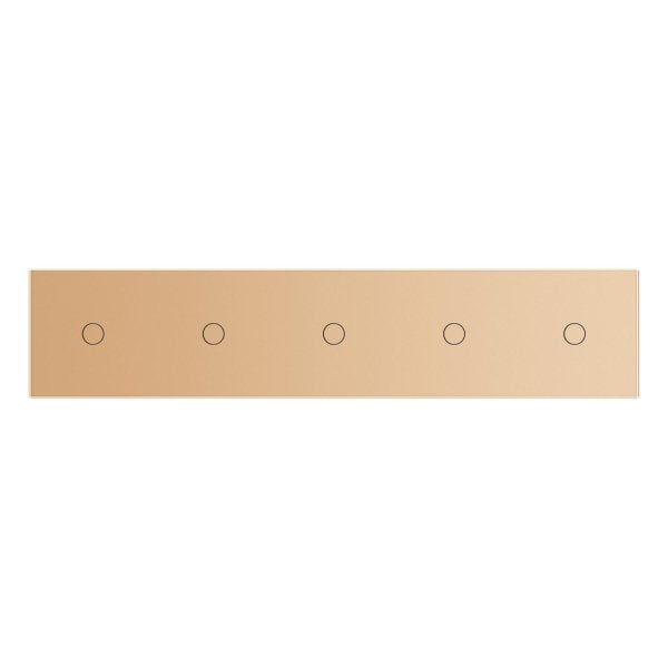 1 Tipka & 1 Tipka & 1 Tipka & 1 Tipka & 1 Tipka Stakleni Panel bijela, crna,zlatna i siva 364mm*80mm