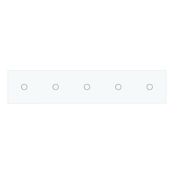 1 Tipka & 1 Tipka & 1 Tipka & 1 Tipka & 1 Tipka Stakleni Panel bijela, crna,zlatna i siva 364mm*80mm