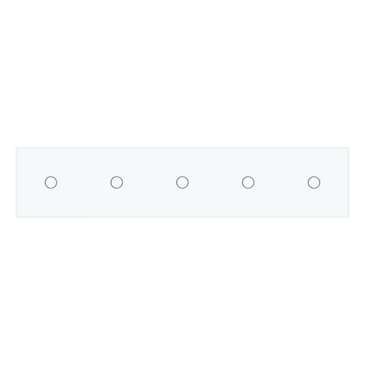 1 Tipka & 1 Tipka & 1 Tipka & 1 Tipka & 1 Tipka Stakleni Panel bijela, crna,zlatna i siva 364mm*80mm