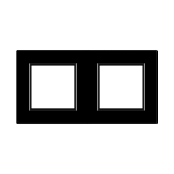 Dvostruki Stakleni Okvir bijela, crna, zlatna i siva 150mm*80mm