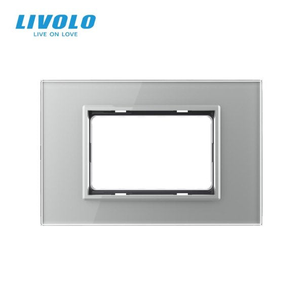 Stakleni okvir 3M sivi i zlatni  45*67.5mm 119*78mm