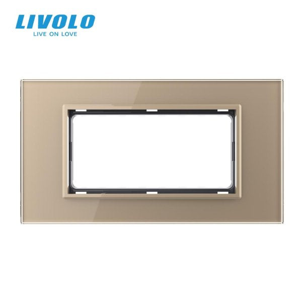 Stakleni okvir 4M zlatni 45*90mm 142*78mm
