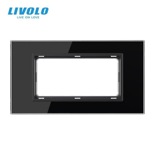 Stakleni okvir 4M crni 45*90mm 142*78mm