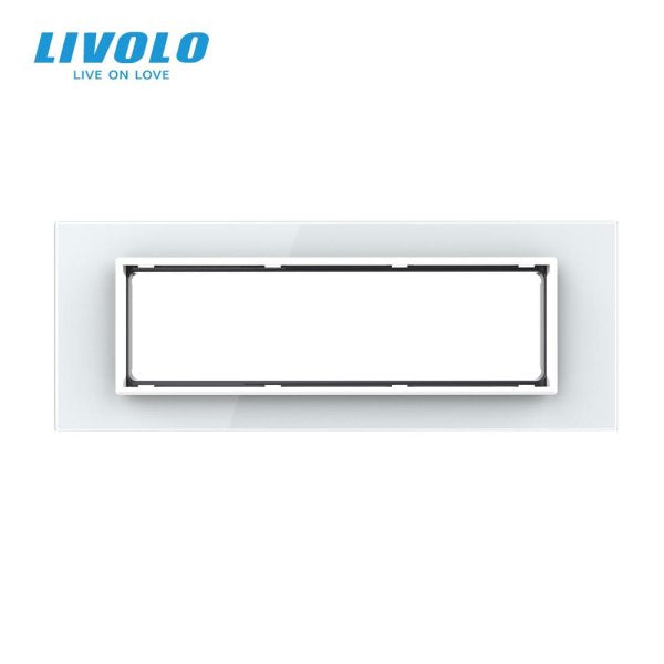 Stakleni okvir 7M bijeli 45*157.5mm 209.5*78mm