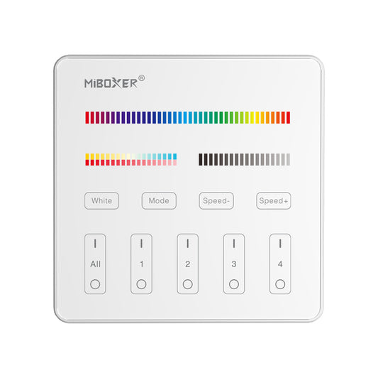 B4-RGB+CCT 4zone zidni panel daljinski upravljač