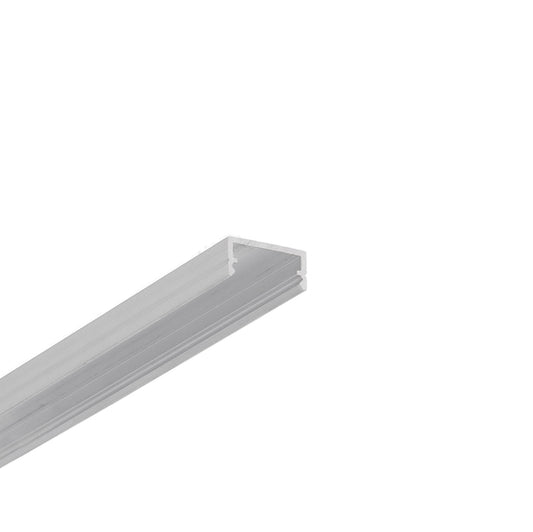 LED profile BEGTON12 J/S 2000 raw alu. + diffuser J slide 2000 opal