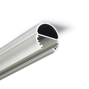 LED profile OVAL20 2000 anod. sa difuzorom i nosačima