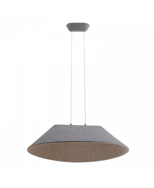 PENDANT LED LIGHT ACOUSTIC GREY